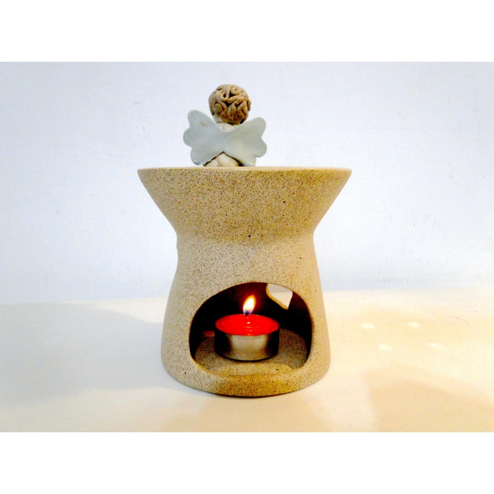 泰國手作小天使陶藝精油擴香爐6702-細節圖4