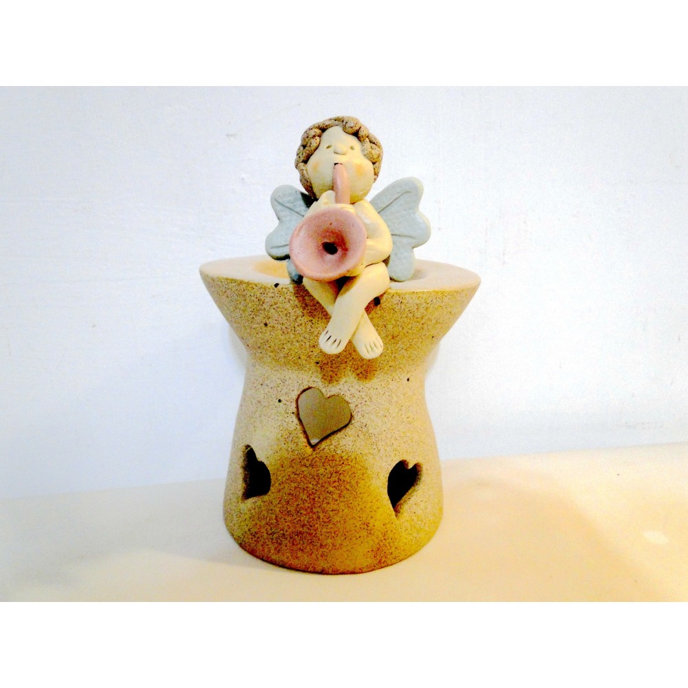 泰國手作小天使陶藝精油擴香爐6702-細節圖7