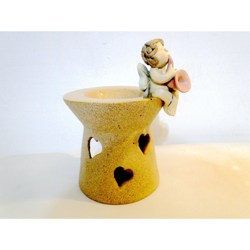 泰國手作小天使陶藝精油擴香爐6702-細節圖8