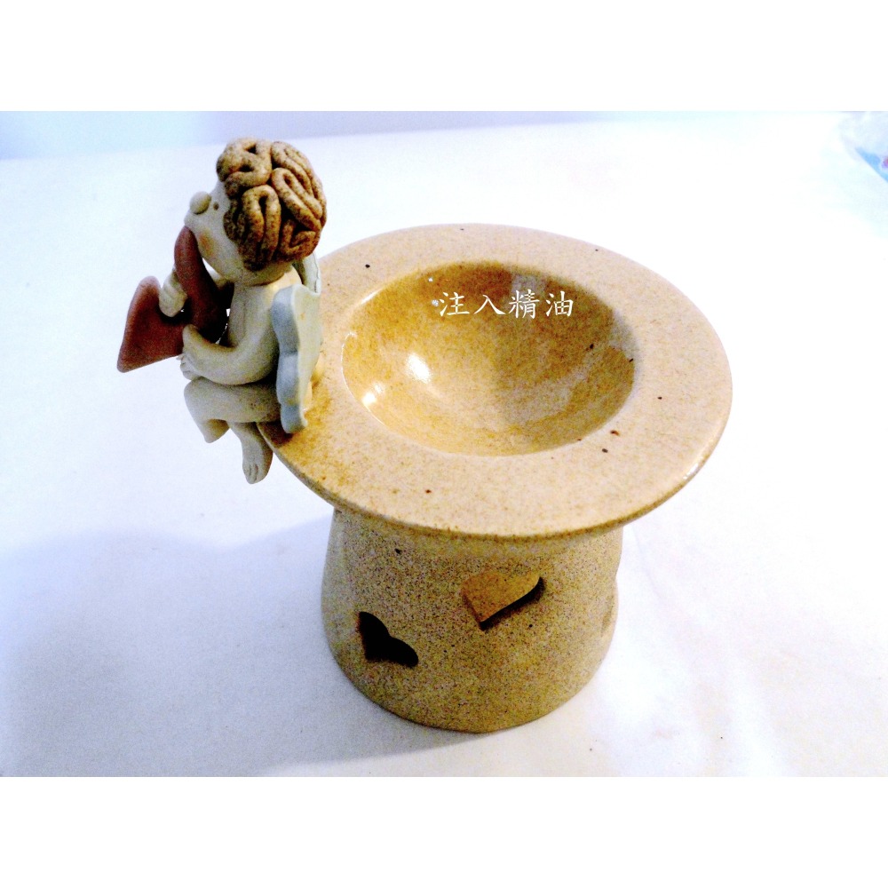 泰國手作小天使陶藝精油擴香爐6702-細節圖11