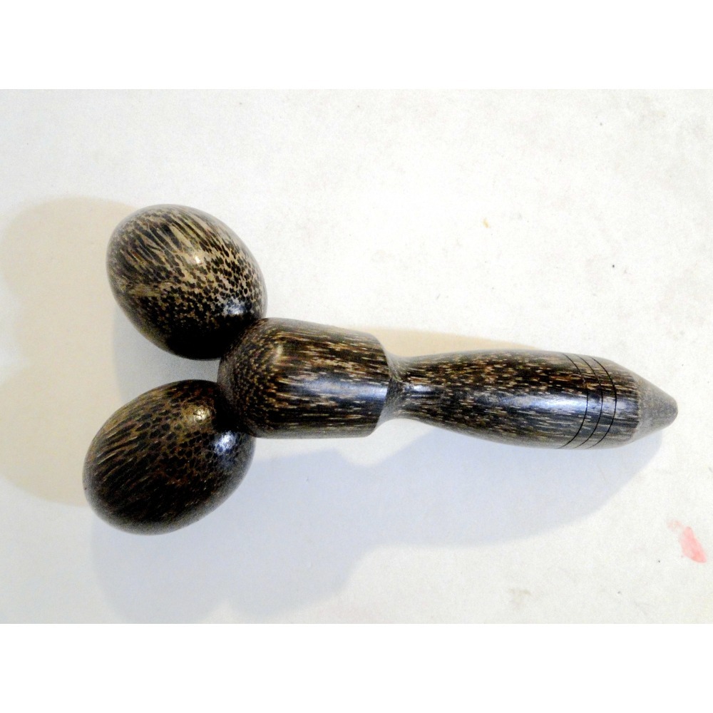 泰國進口原木手工製作肌肉舒壓滾輪6723-細節圖5