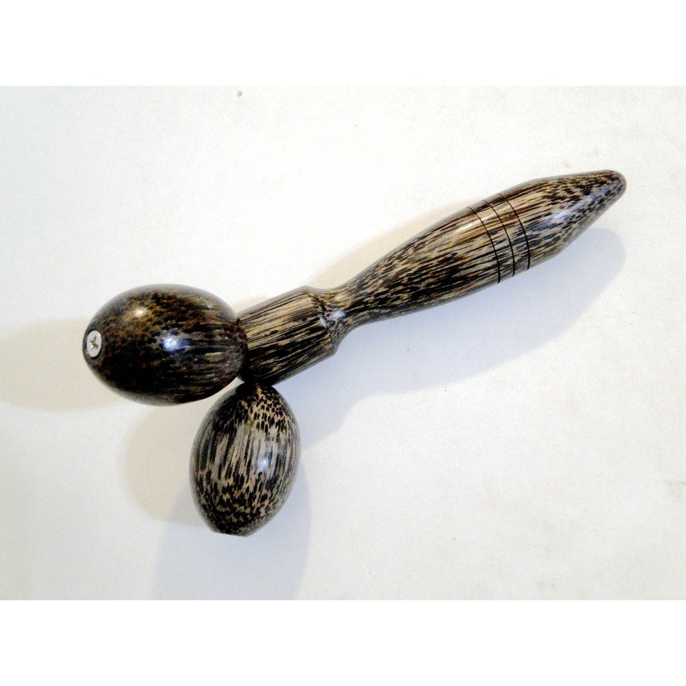 泰國進口原木手工製作肌肉舒壓滾輪6723-細節圖6