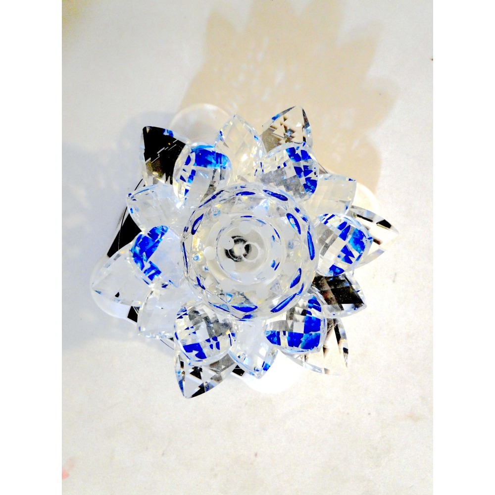 太陽能旋轉水晶蓮花擴香6758-細節圖5