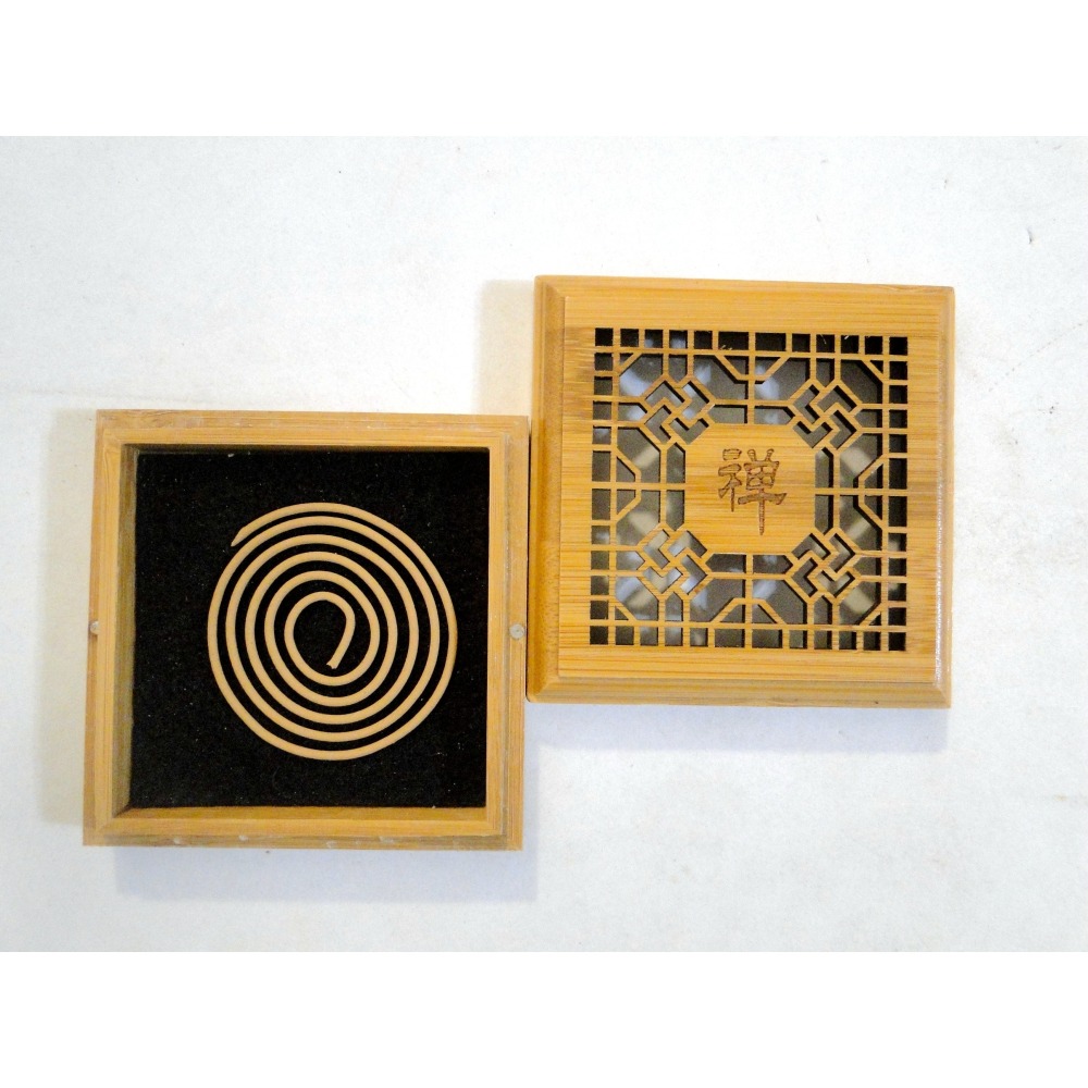 3D雷射楠竹方型盤香爐禪6798-細節圖10