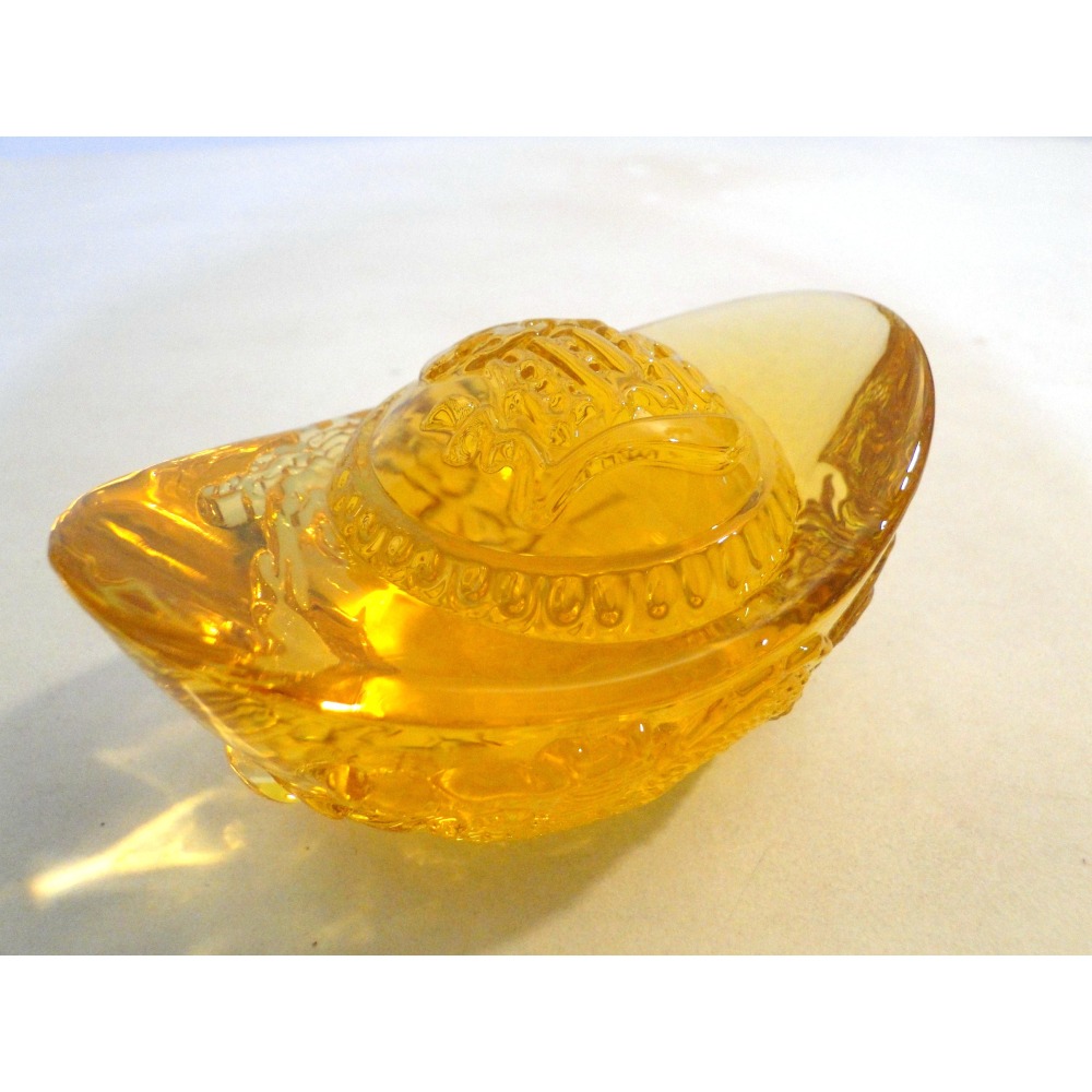 黃水晶龍紋招財進寶吉祥擺飾6912-細節圖5