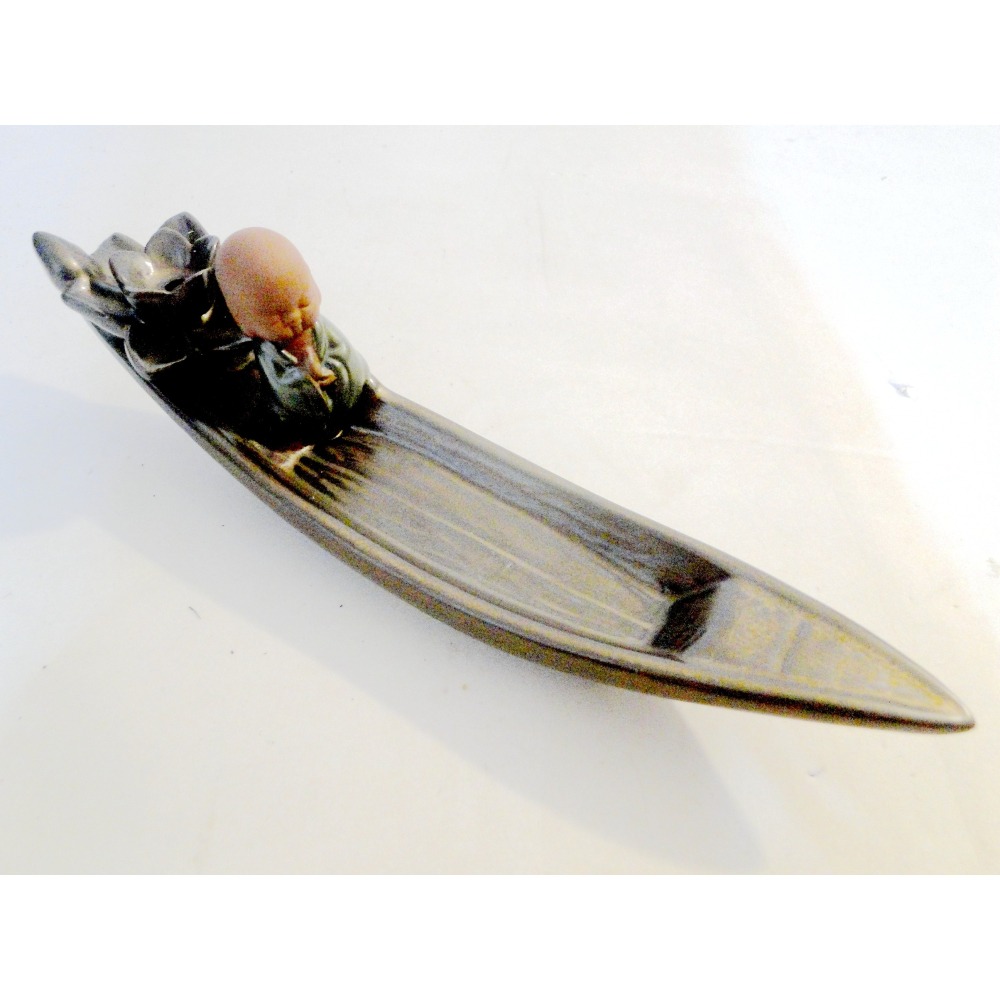 渡河祈福小和尚線香塔香2用爐6932-細節圖3