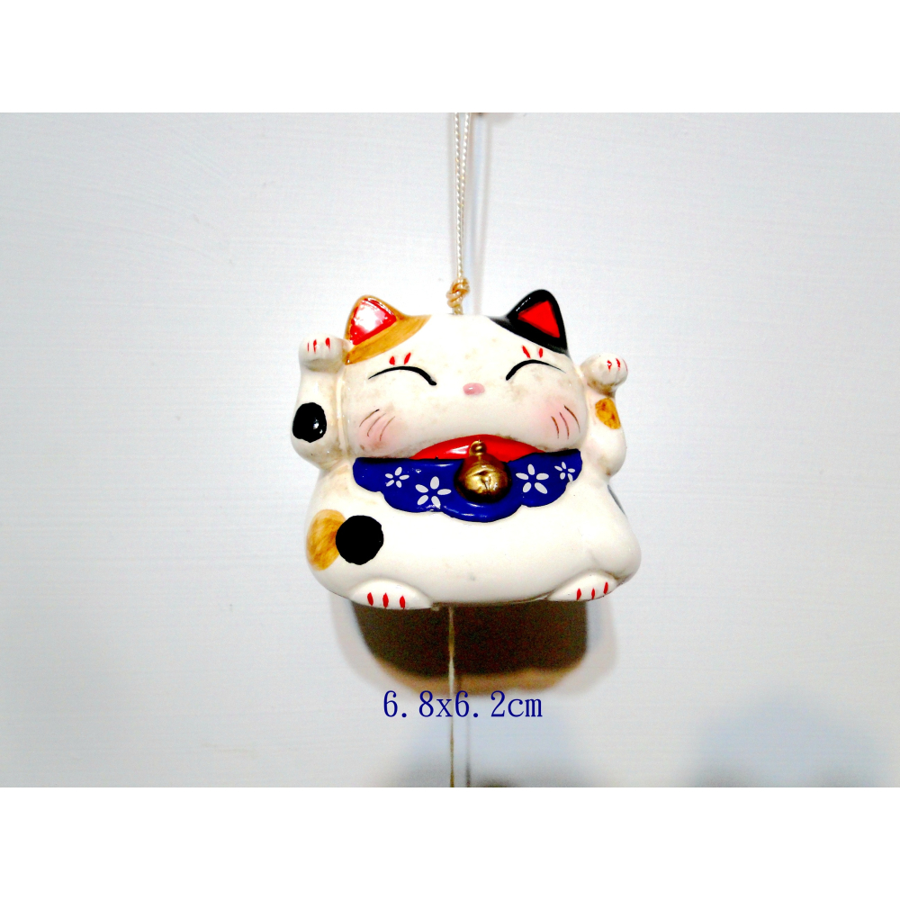日本招財猫開運風鈴6995-細節圖2
