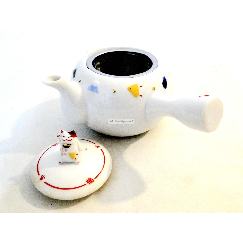 開運招財猫日式茶具3件組7012-細節圖2