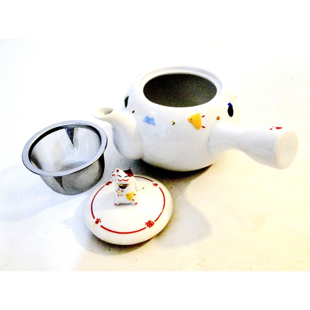 開運招財猫日式茶具3件組7012-細節圖3