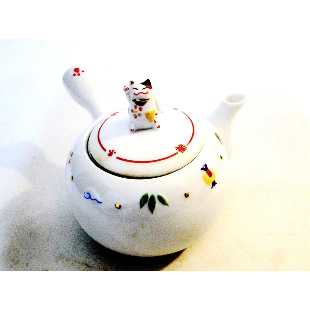開運招財猫日式茶具3件組7012-細節圖5