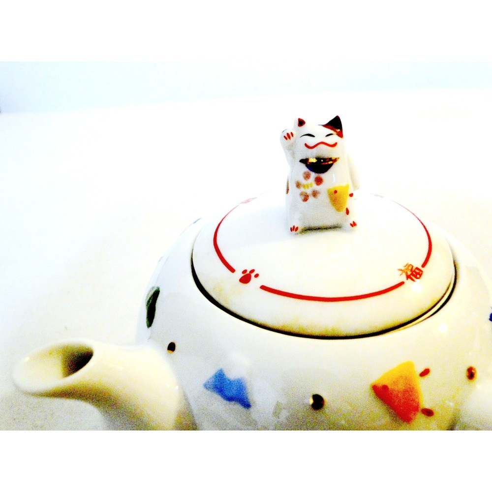 開運招財猫日式茶具3件組7012-細節圖6
