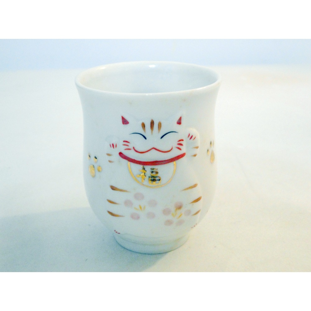 日本道樂堂猫舍招福貓陶瓷杯-細節圖3