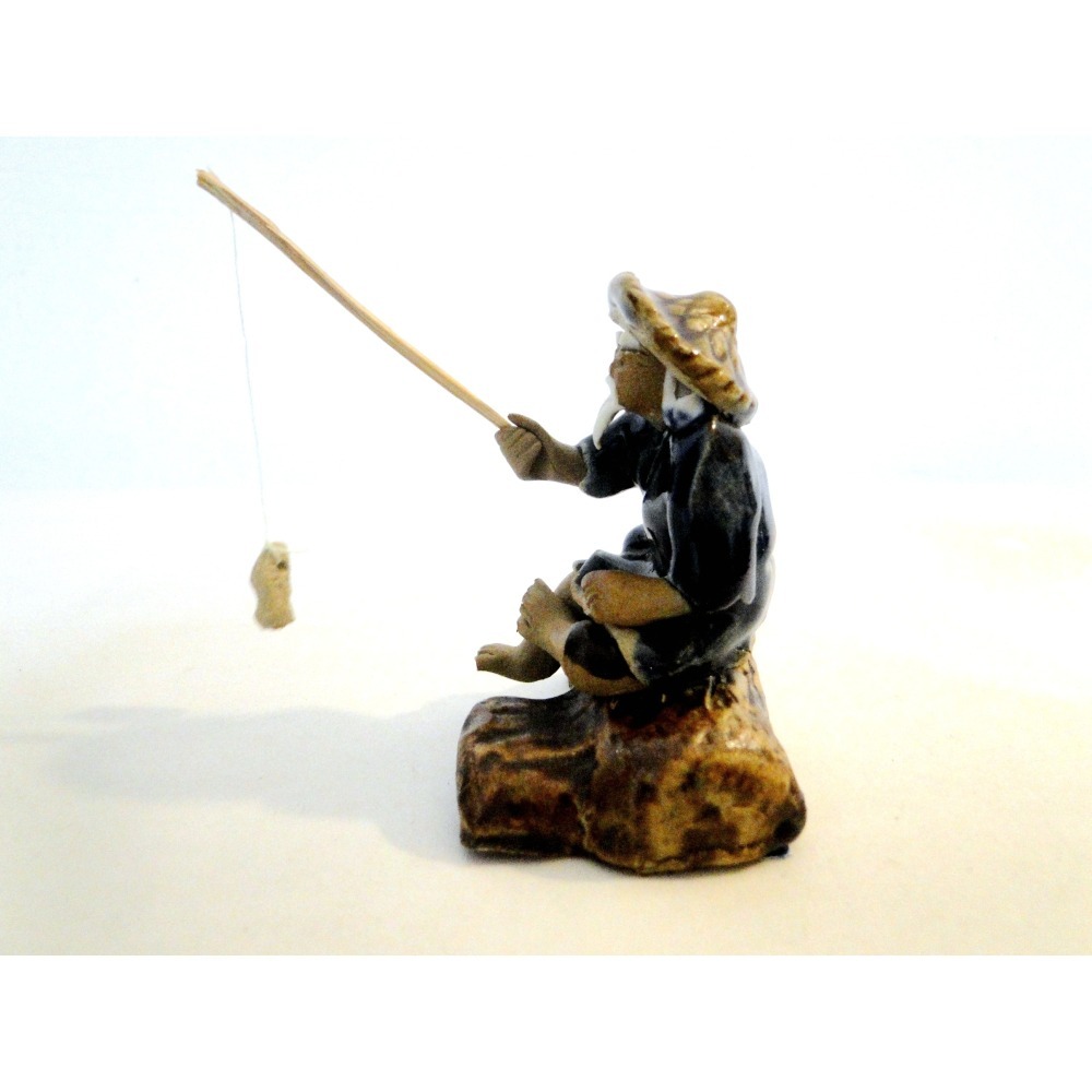 仙翁釣魚悠閒自在自得其樂7095-細節圖4