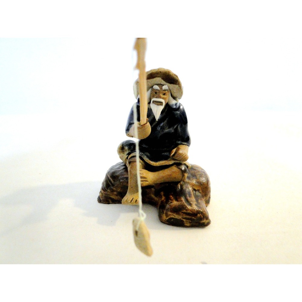 仙翁釣魚悠閒自在自得其樂7095-細節圖7