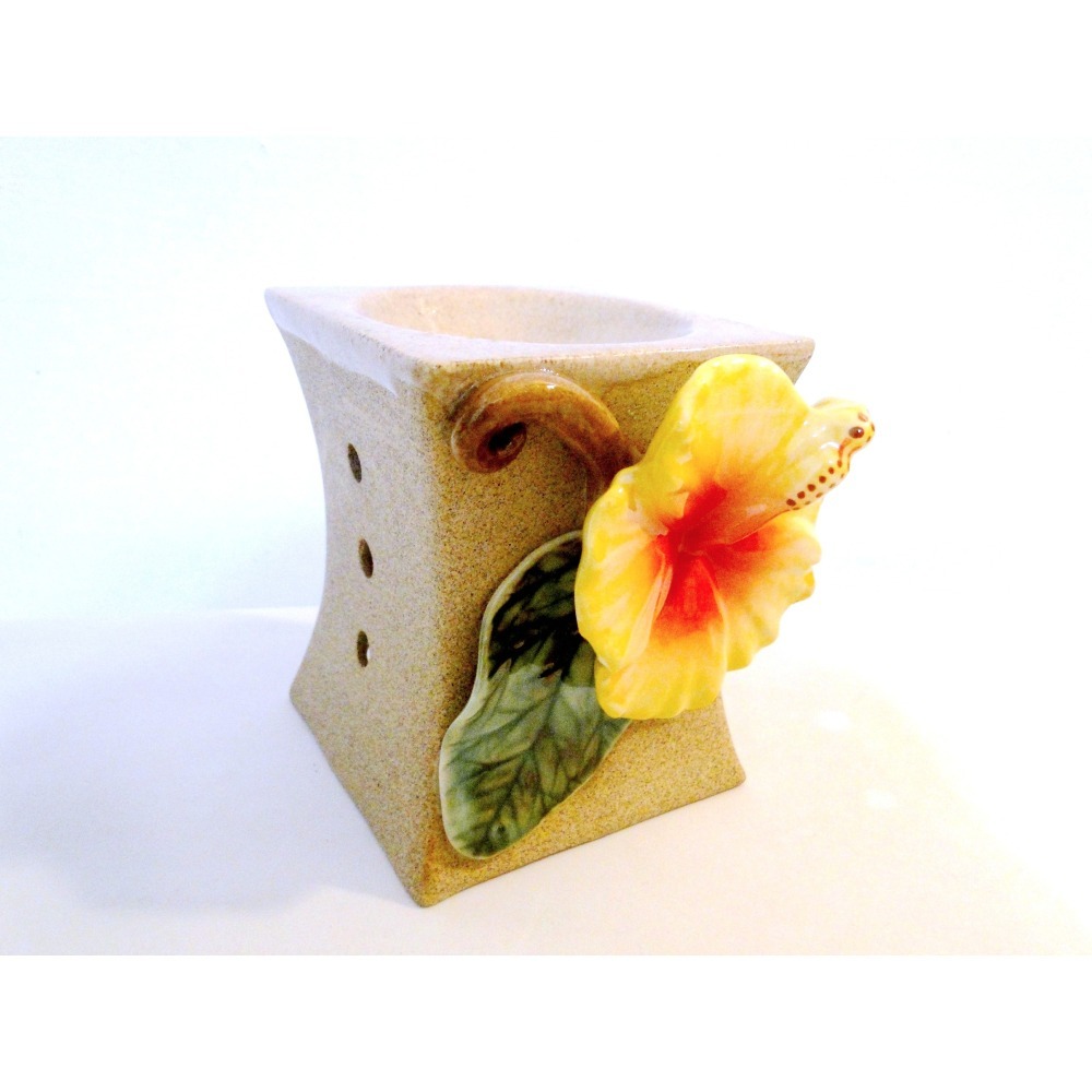 泰國雞蛋花陶瓷精油薰香爐7072-細節圖2