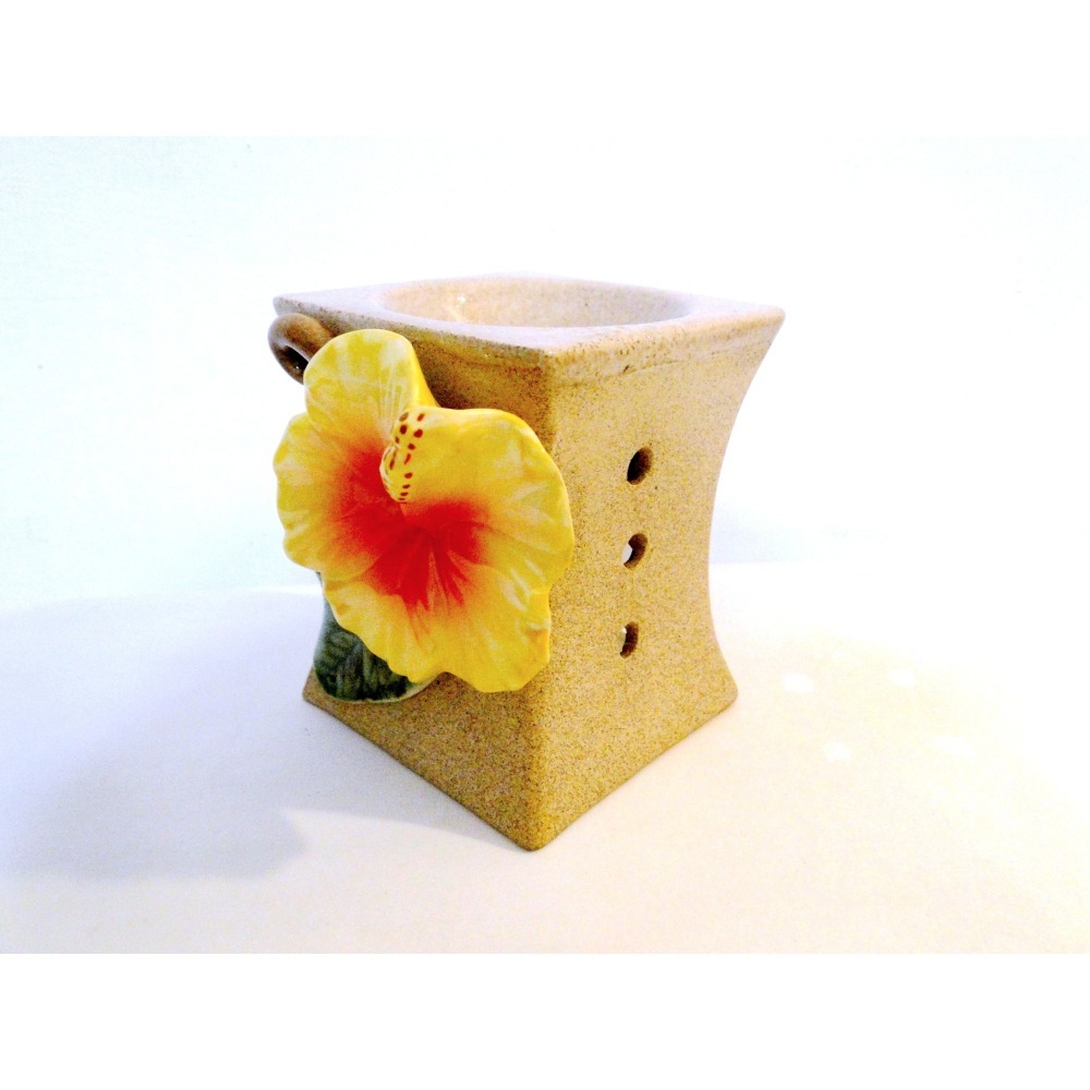 泰國雞蛋花陶瓷精油薰香爐7072-細節圖3