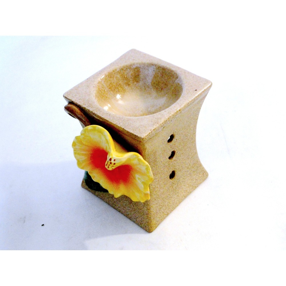 泰國雞蛋花陶瓷精油薰香爐7072-細節圖5