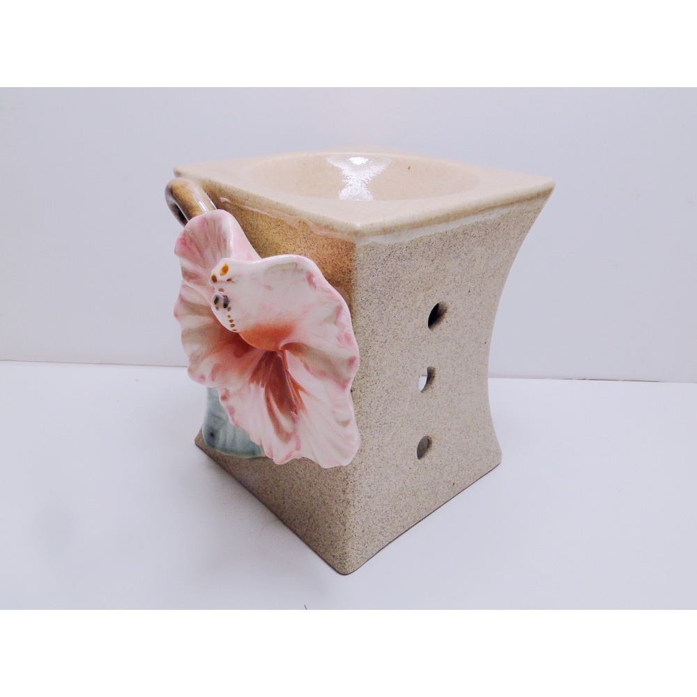 泰國雞蛋花陶瓷精油薰香爐7072-細節圖7