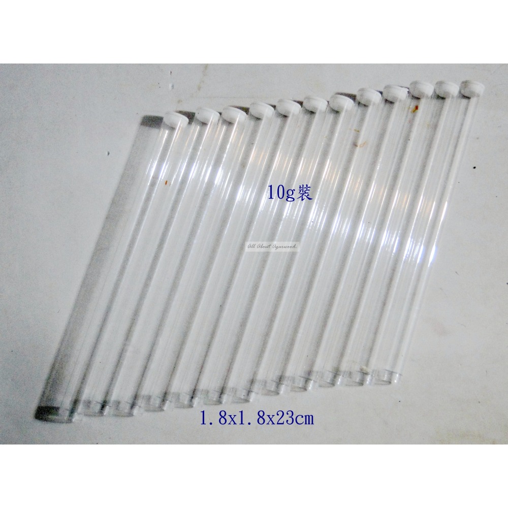 10g裝臥香管線香管透明塑膠12支1組-細節圖2