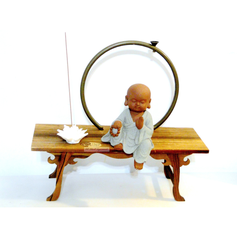 禪悟小和尚擺飾香插倒流香座7181-細節圖2