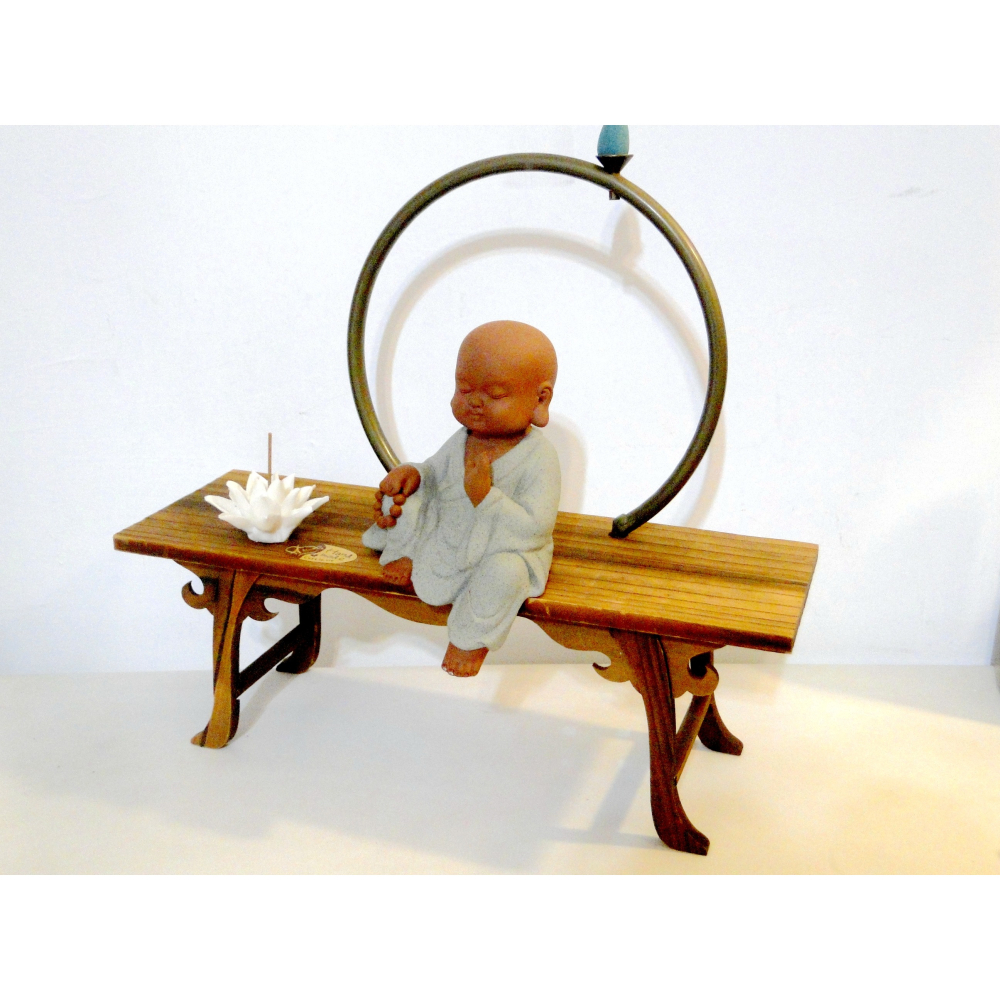 禪悟小和尚擺飾香插倒流香座7181-細節圖4