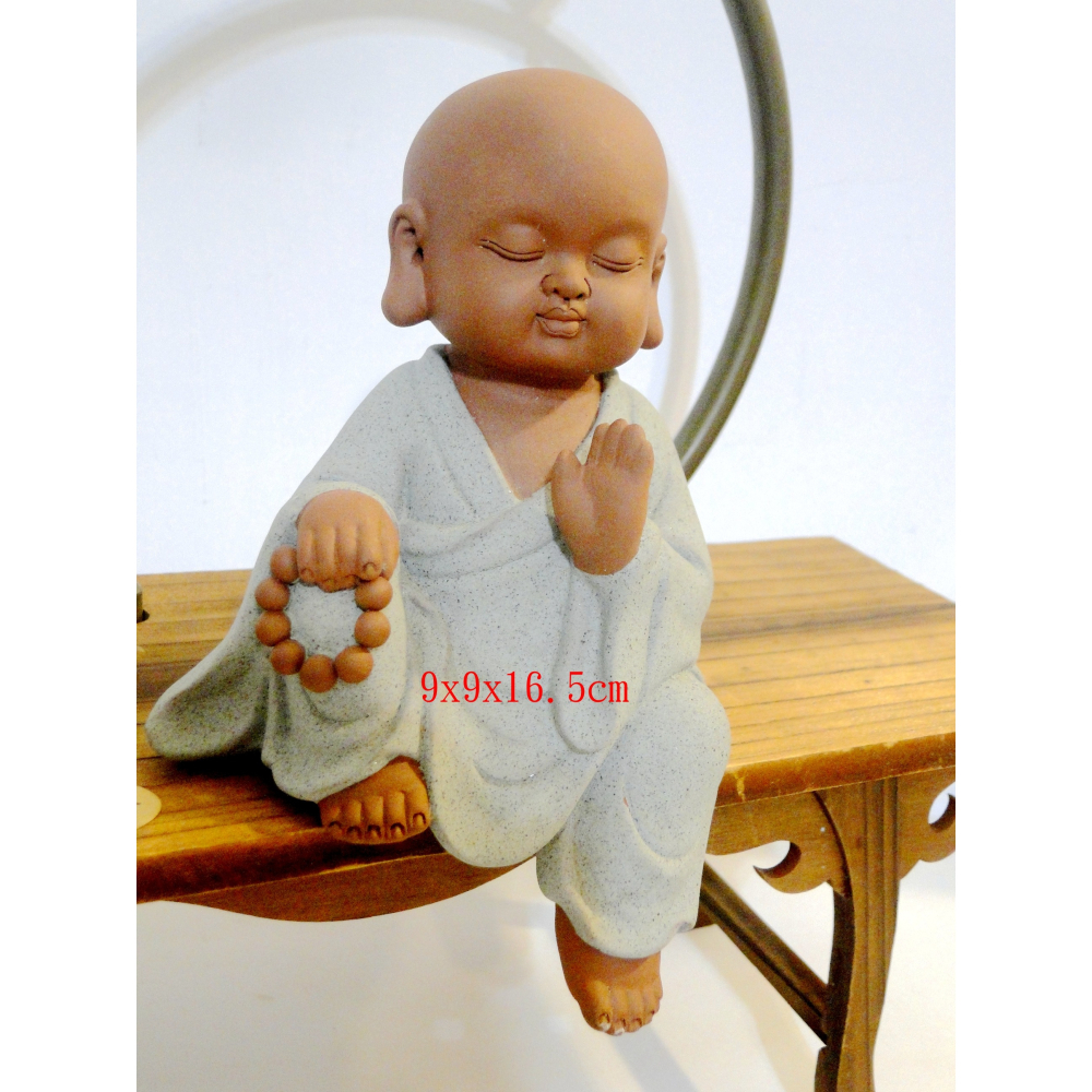 禪悟小和尚擺飾香插倒流香座7181-細節圖7