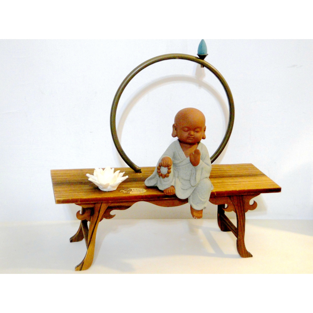 禪悟小和尚擺飾香插倒流香座7181-細節圖8