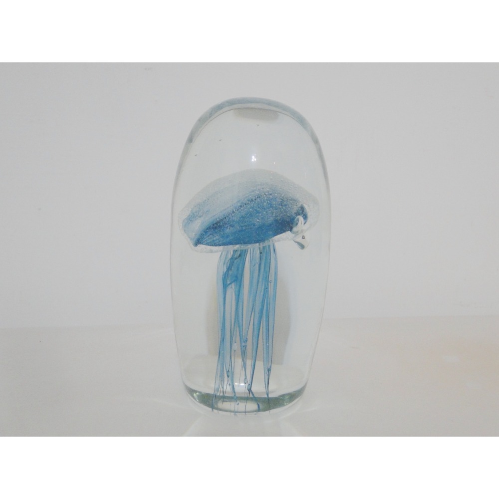 手工玻璃水母文鎮擺飾7225-細節圖4