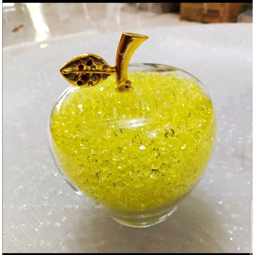 細水晶蘋果擺飾-平平安安-細節圖7