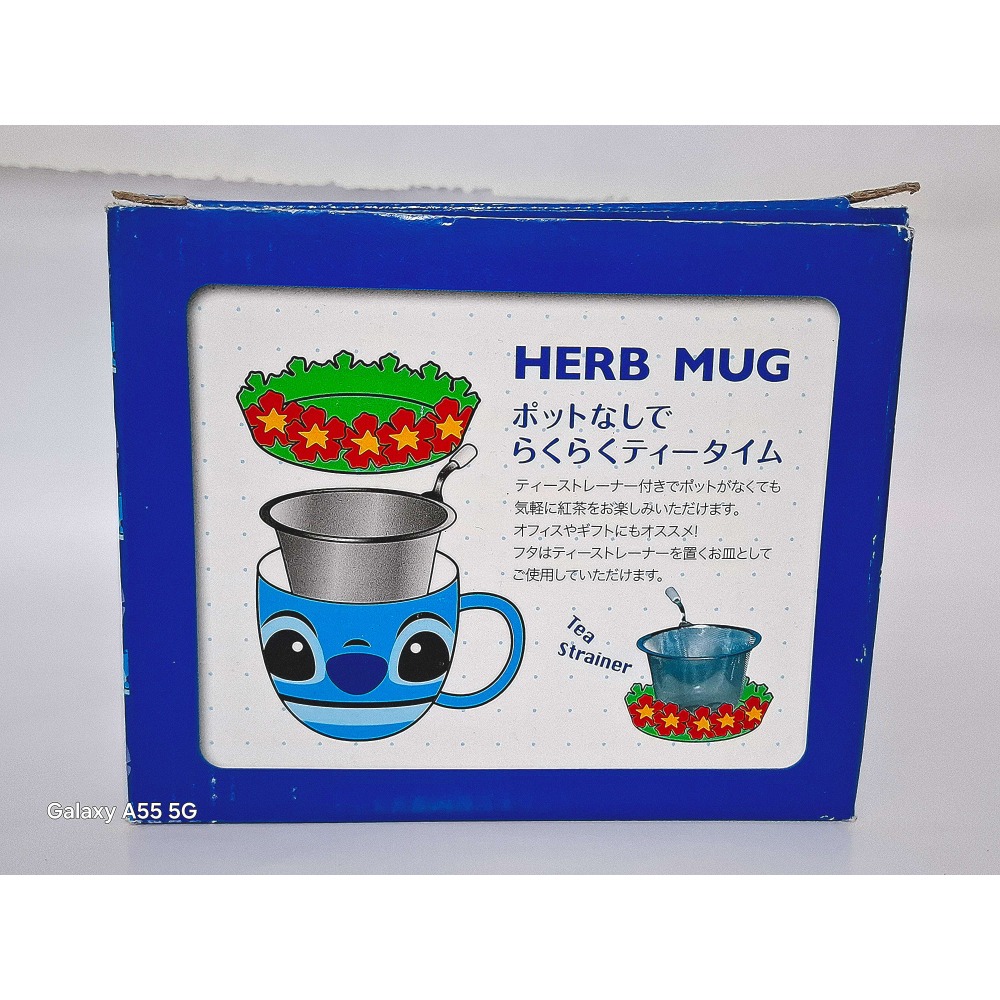 迪士尼史迪奇花草茶馬克杯-細節圖4