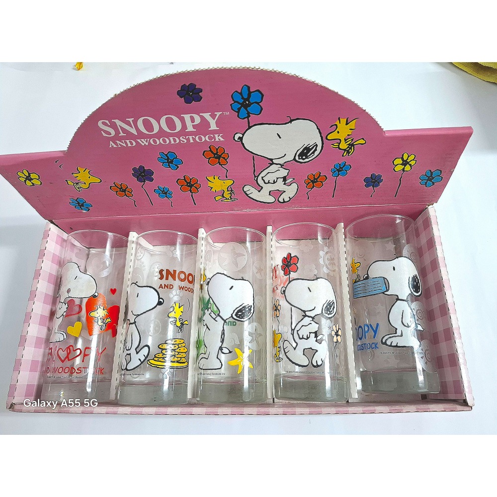 世界名牌史奴比玻璃杯-細節圖3