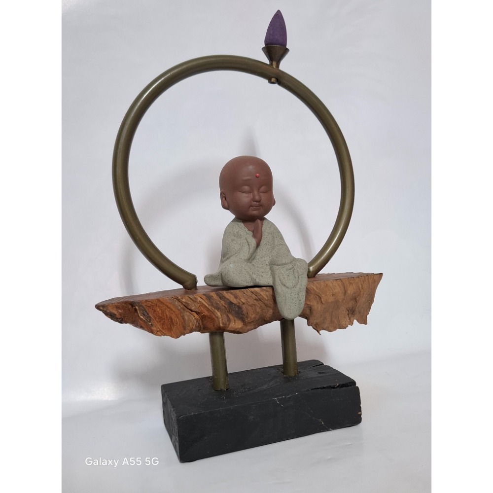 靜思可愛小沙彌擺飾-細節圖4