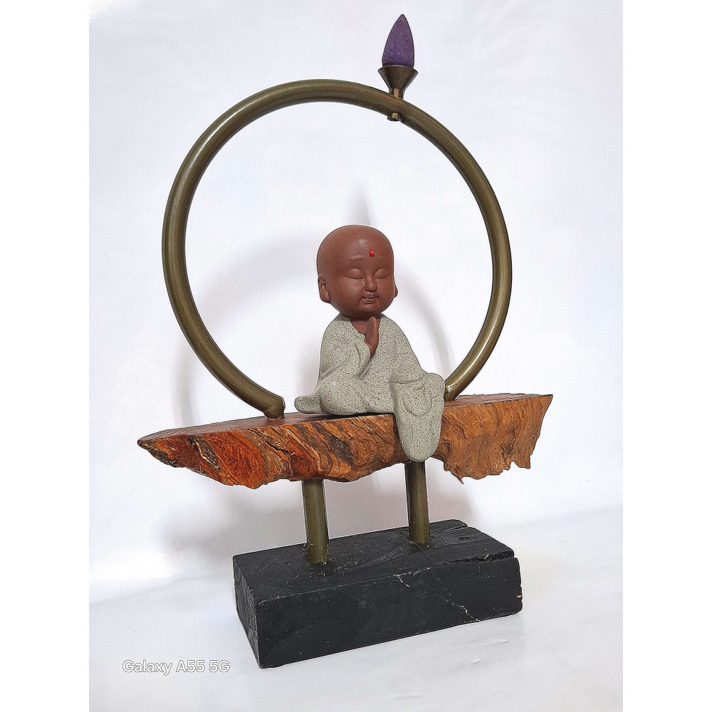 靜思可愛小沙彌擺飾-細節圖6