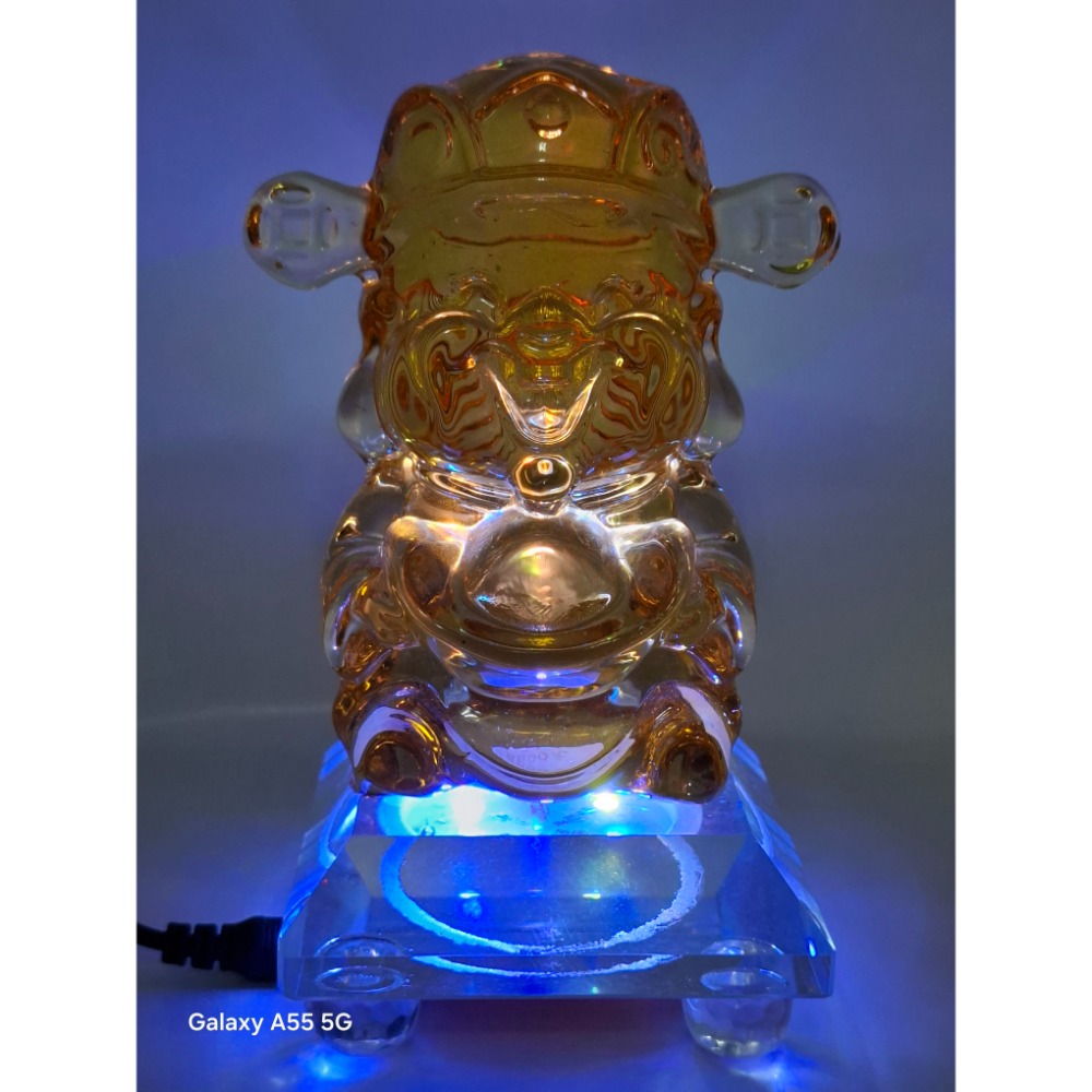 黃水晶財神爺擺飾（不含燈座）-細節圖3