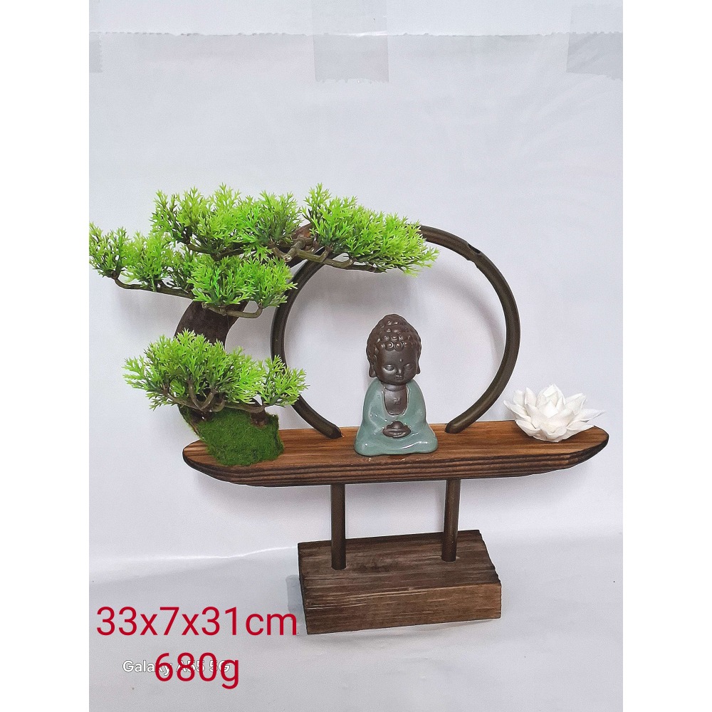 樹下修行佛祖倒流香祈福擺飾-細節圖5