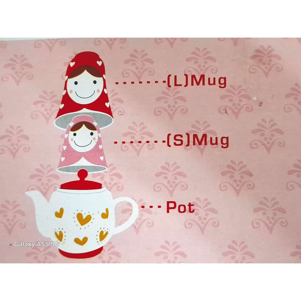 可愛俄羅斯娃娃造型茶壺組日本製造-細節圖3