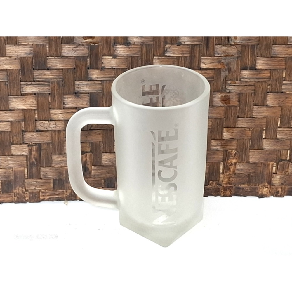 雀巢磨砂玻璃馬克杯水杯-細節圖5