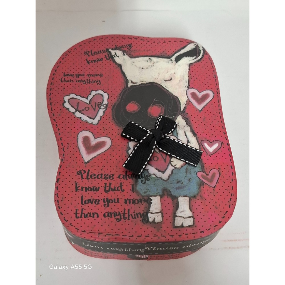 三層心型禮物盒套裝組可愛卡通圖案-細節圖4