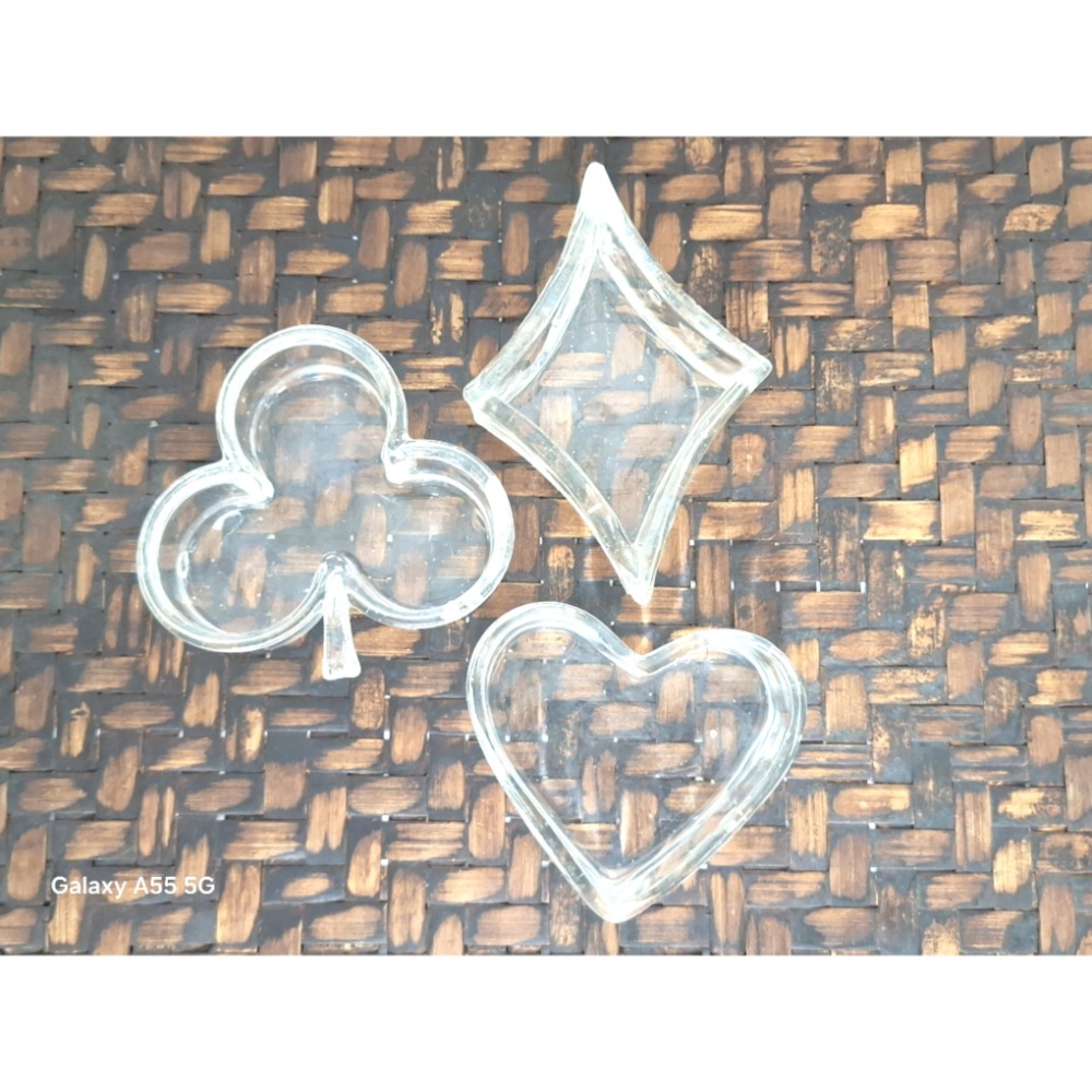 撲克牌花色造型多用途小物收納盤三件組-細節圖2