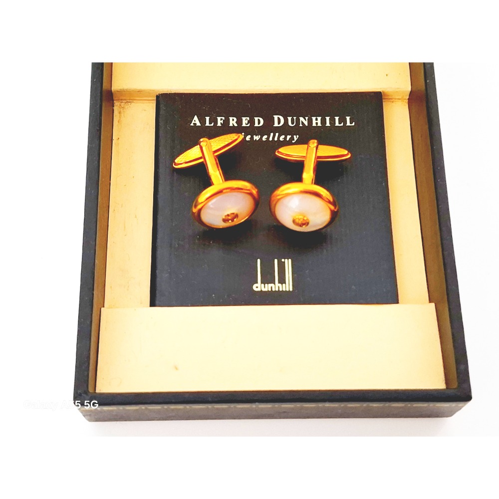 Dunhill珍藏級珍珠母貝袖扣 經典永恆的紳士品味Dunhill登喜路袖扣-細節圖4