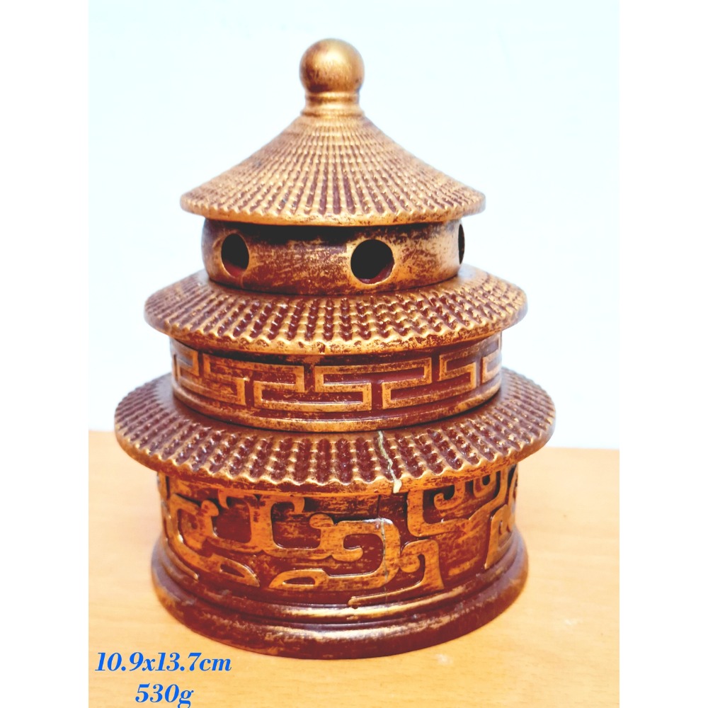 仿古代天壇造型薰香爐盤香爐（AI-5)-細節圖6