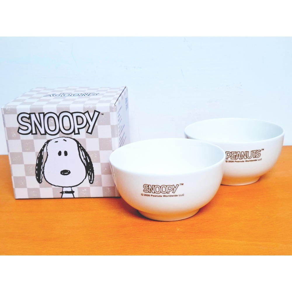 🐾 Snoopy 新骨瓷陶瓷碗 2入組｜350ml Snoopy新骨瓷陶瓷碗2入組 Snoopy新骨瓷碗2入組-細節圖4
