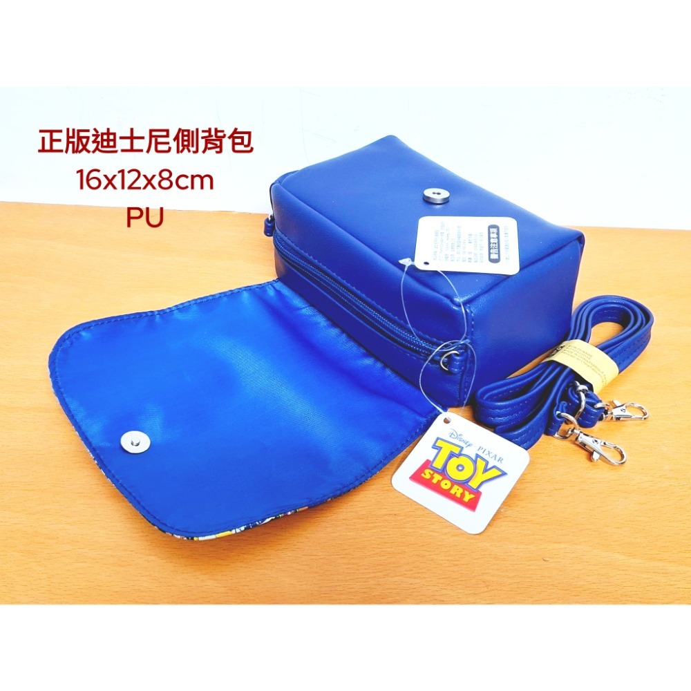 ​【迪士尼正版授權】玩具總動員 美式復古漫畫正版迪士尼玩具總動員系列側背包 15x12x8cm 合成皮PU(AI-10)-細節圖4