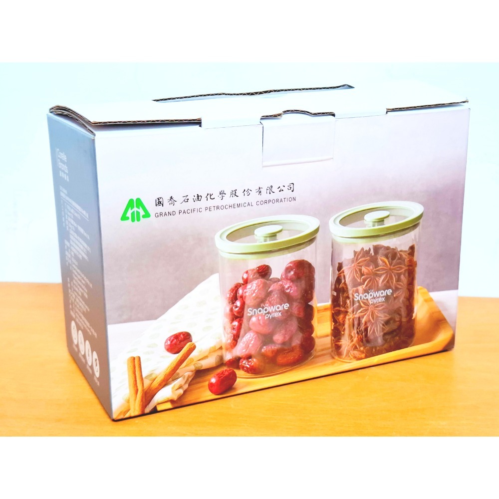 康寧 Snapware 耐熱玻璃儲物罐780ml｜兩入組｜密封防潮｜透明收納罐（引き出し-13）-細節圖3