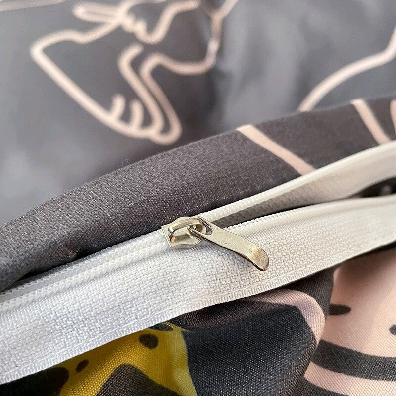 超可愛~滿版史努比Snoopy卡通 簡約 四季被 柔軟親膚裸睡 被套/床包/枕頭套 床罩單/雙人床包組-細節圖4