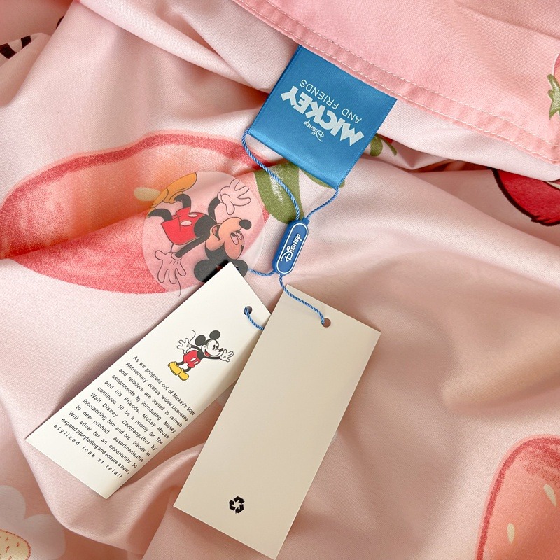 卡通床包 迪士尼草莓熊 可愛粉色床包 草莓熊水洗棉 卡通四件組 單人/雙人/加大雙人床包四件組 禮物交換 床包 床-細節圖3