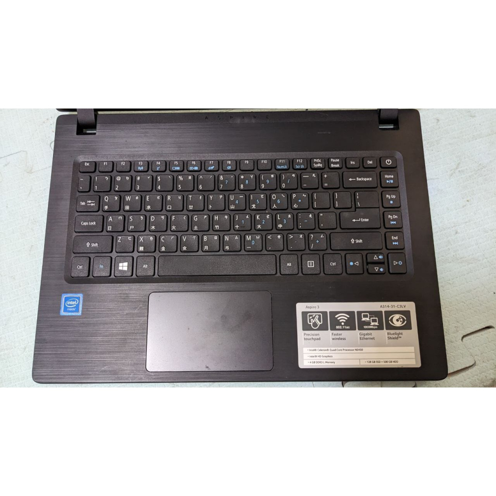 Acer Aspire 3 A314-31-C3LV 14吋(N3450/4G/128+500G/Win10H)-細節圖4