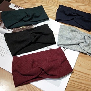 髮帶 🔥台灣現貨🔥 扭結寬版髮帶 交叉髮帶 針織髮帶 髮帶 運動髮帶 瑜珈 洗臉髮帶  寬版針織髮帶 頭帶 髮飾-細節圖9