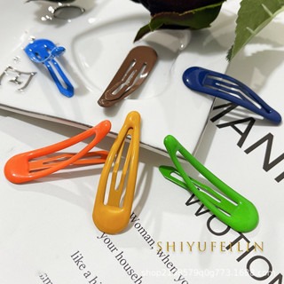 髮夾🔥臺灣現貨🔥 韓國髮夾 糖果色 BB夾５CM小髮夾 兒童夾 彩色水滴夾 可愛網紅小髮夾 多巴胺穿搭必備-細節圖4