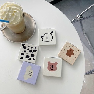 🔥台灣現貨🔥超火 皮質雙面鏡 隨身鏡 考拉 化妝鏡 補妝鏡 摺疊鏡 鏡子-細節圖4